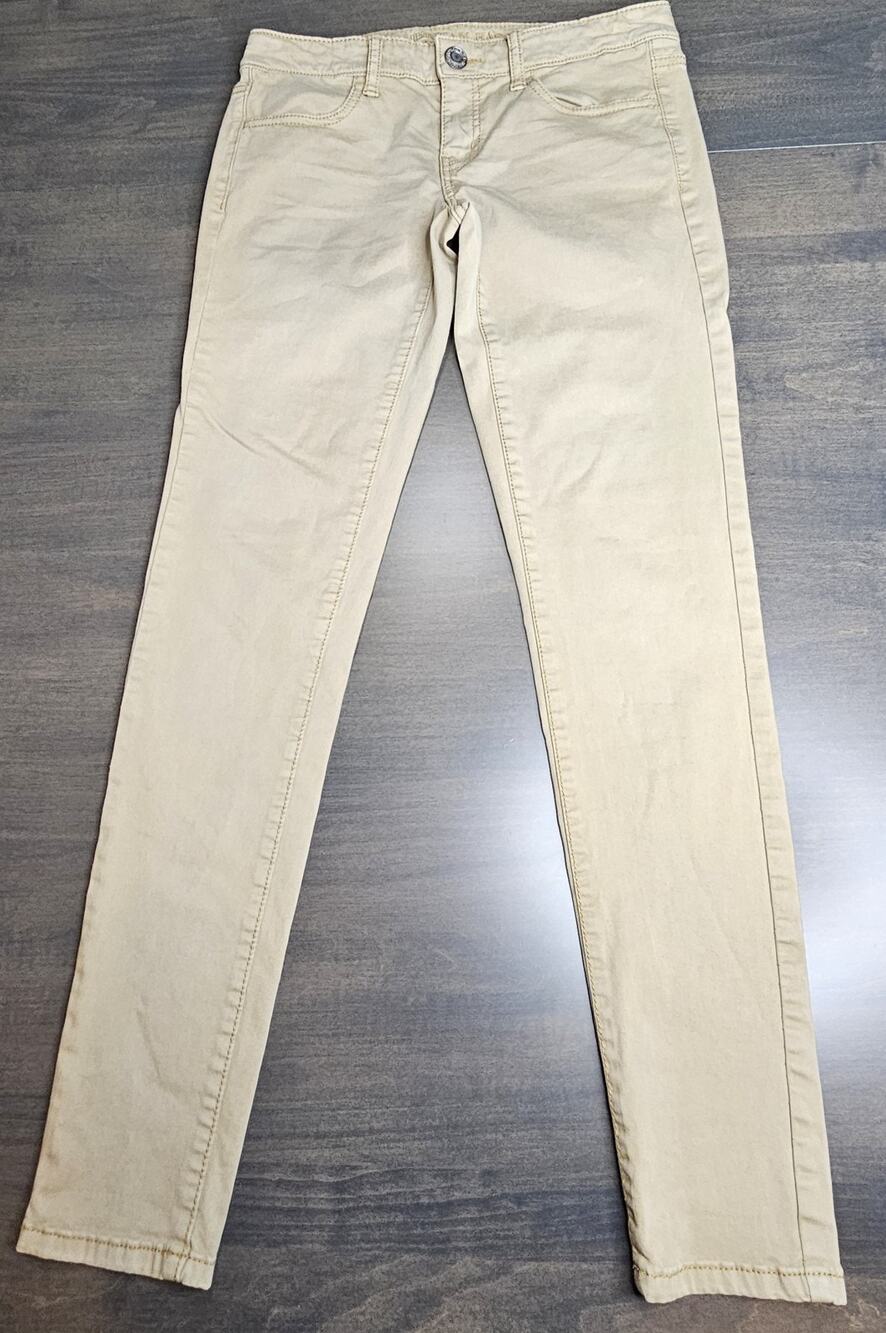 American Eagle Outfitters Khaki Jegging Super Stretch Pants Jeans Women's Size 2